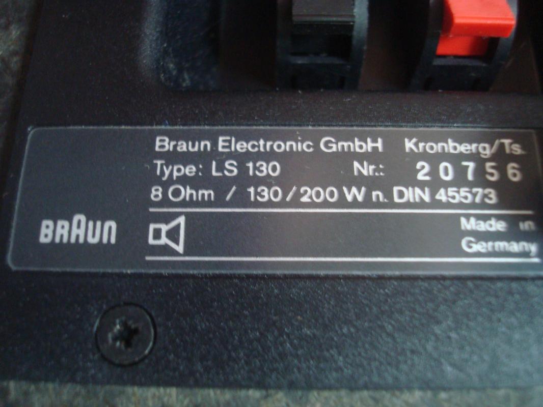 Акустическая система Braun LS 130