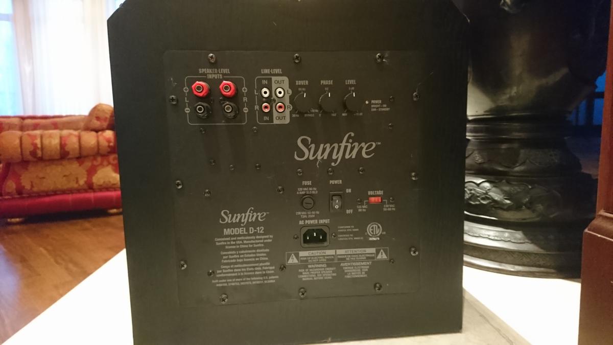 Sunfire 12 hot sale